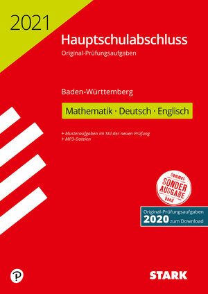 Buchcover STARK Original-Prüfungen Hauptschulabschluss 2021 - Mathematik, Deutsch, Englisch 9. Klasse - BaWü  | EAN 9783849045388 | ISBN 3-8490-4538-2 | ISBN 978-3-8490-4538-8