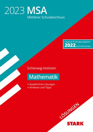 Buchcover STARK Lösungen zu Original-Prüfungen und Training MSA 2023 - Mathematik - Schleswig-Holstein  | EAN 9783849053284 | ISBN 3-8490-5328-8 | ISBN 978-3-8490-5328-4