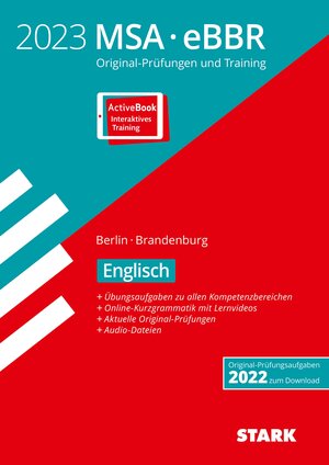 Buchcover STARK Original-Prüfungen und Training MSA/eBBR 2023 - Englisch - Berlin/Brandenburg  | EAN 9783849053437 | ISBN 3-8490-5343-1 | ISBN 978-3-8490-5343-7