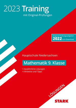 Buchcover STARK Lösungen zu Original-Prüfungen und Training Hauptschule 2023 - Mathematik 9. Klasse - Niedersachsen  | EAN 9783849053581 | ISBN 3-8490-5358-X | ISBN 978-3-8490-5358-1