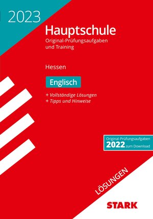 Buchcover STARK Lösungen zu Original-Prüfungen und Training Hauptschule 2023 - Englisch - Hessen | Katharina Menzel | EAN 9783849054502 | ISBN 3-8490-5450-0 | ISBN 978-3-8490-5450-2