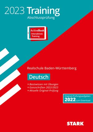 Buchcover STARK Training Abschlussprüfung Realschule 2023 - Deutsch - BaWü | Anja Engel | EAN 9783849054779 | ISBN 3-8490-5477-2 | ISBN 978-3-8490-5477-9