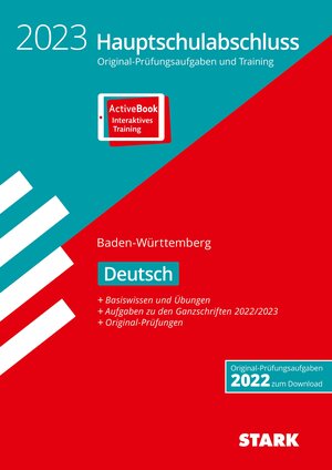 Buchcover STARK Original-Prüfungen und Training Hauptschulabschluss 2023 - Deutsch 9. Klasse - BaWü  | EAN 9783849054984 | ISBN 3-8490-5498-5 | ISBN 978-3-8490-5498-4