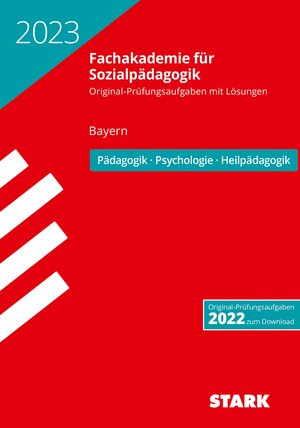 Buchcover STARK Abschlussprüfung Fachakademie 2023 - Pädagogik, Psychologie, Heilpädagogik - Bayern  | EAN 9783849055707 | ISBN 3-8490-5570-1 | ISBN 978-3-8490-5570-7
