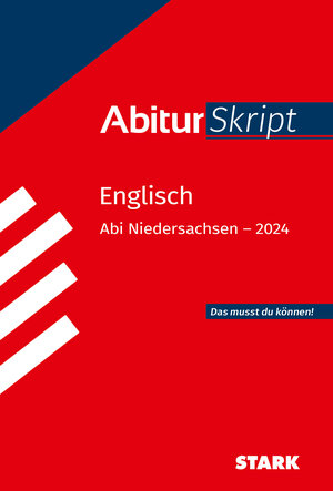 Buchcover STARK AbiturSkript - Englisch - Niedersachsen 2024 | Rainer Jacob | EAN 9783849056483 | ISBN 3-8490-5648-1 | ISBN 978-3-8490-5648-3