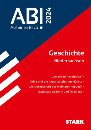 Buchcover STARK Abi - auf einen Blick! Geschichte Niedersachsen 2024  | EAN 9783849056568 | ISBN 3-8490-5656-2 | ISBN 978-3-8490-5656-8