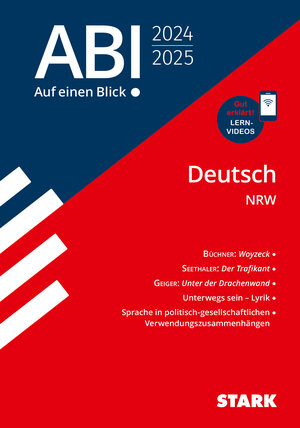 Buchcover STARK Deutsch - Abi - Auf einen Blick! 2025 NRW  | EAN 9783849056636 | ISBN 3-8490-5663-5 | ISBN 978-3-8490-5663-6