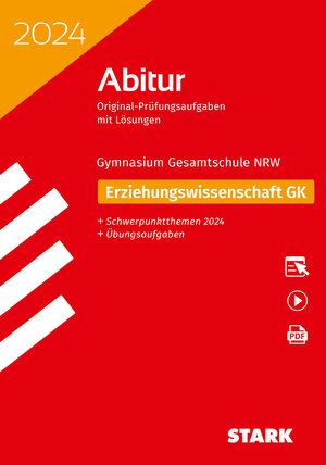 Buchcover STARK Abiturprüfung NRW 2024 - Erziehungswissenschaft GK  | EAN 9783849057510 | ISBN 3-8490-5751-8 | ISBN 978-3-8490-5751-0