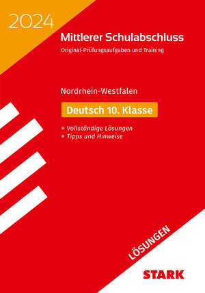 Buchcover STARK Lösungen zu Original-Prüfungen und Training - Mittlerer Schulabschluss 2024 - Deutsch - NRW  | EAN 9783849057565 | ISBN 3-8490-5756-9 | ISBN 978-3-8490-5756-5