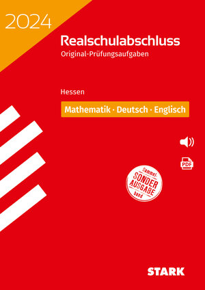 Buchcover STARK Original-Prüfungen Realschulabschluss 2024 - Mathematik, Deutsch, Englisch - Hessen  | EAN 9783849057886 | ISBN 3-8490-5788-7 | ISBN 978-3-8490-5788-6