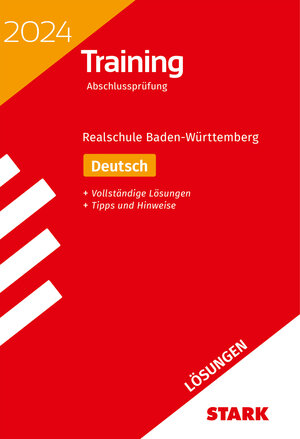 Buchcover STARK Lösungen zu Training Abschlussprüfung Realschule 2024 - Deutsch - BaWü | Anja Engel | EAN 9783849058241 | ISBN 3-8490-5824-7 | ISBN 978-3-8490-5824-1