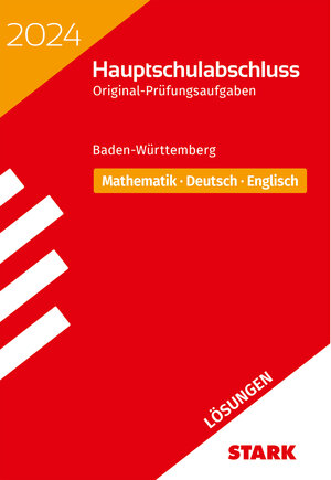 Buchcover STARK Lösungen zu Original-Prüfungen Hauptschulabschluss 2024 - Mathematik, Deutsch, Englisch 9. Klasse - BaWü  | EAN 9783849058388 | ISBN 3-8490-5838-7 | ISBN 978-3-8490-5838-8