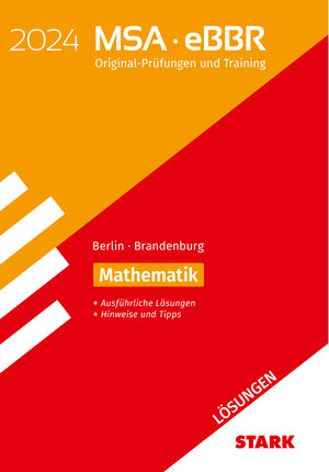 Buchcover STARK Lösungen zu Original-Prüfungen und Training MSA/eBBR 2024 - Mathematik - Berlin/Brandenburg  | EAN 9783849059040 | ISBN 3-8490-5904-9 | ISBN 978-3-8490-5904-0