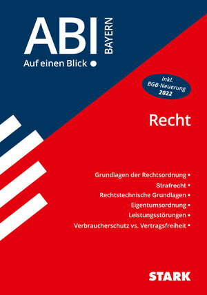 Buchcover STARK Wirtschaft und Recht - Abi - Auf einen Blick! 2025 Bayern - Recht | Tino Zirkenbach | EAN 9783849059606 | ISBN 3-8490-5960-X | ISBN 978-3-8490-5960-6