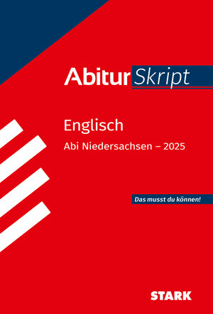 Buchcover STARK AbiturSkript - Englisch - Niedersachsen 2025 | Rainer Jacob | EAN 9783849059811 | ISBN 3-8490-5981-2 | ISBN 978-3-8490-5981-1