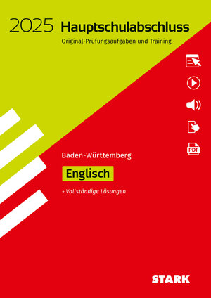 Buchcover STARK Original-Prüfungen Hauptschulabschluss 2025 - Englisch 9. Klasse - BaWü  | EAN 9783849061357 | ISBN 3-8490-6135-3 | ISBN 978-3-8490-6135-7