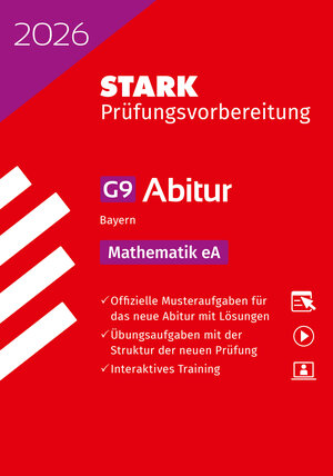 Buchcover STARK Mathematik eA - Abitur 2026 Bayern - Prüfungsvorbereitung | EAN 9783849062125 | ISBN 3-8490-6212-0 | ISBN 978-3-8490-6212-5