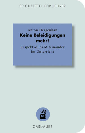 Buchcover Keine Beleidigungen mehr! | Anton Hergenhan | EAN 9783849700218 | ISBN 3-8497-0021-6 | ISBN 978-3-8497-0021-8