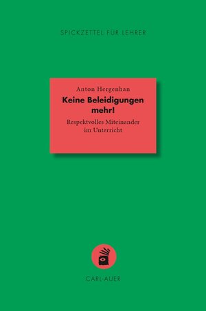 Buchcover Keine Beleidigungen mehr! | Anton Hergenhan | EAN 9783849704674 | ISBN 3-8497-0467-X | ISBN 978-3-8497-0467-4