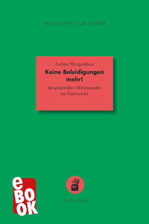 Buchcover Keine Beleidigungen mehr! | Anton Hergenhan | EAN 9783849784157 | ISBN 3-8497-8415-0 | ISBN 978-3-8497-8415-7