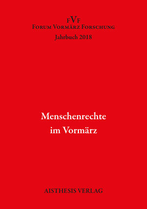 Buchcover Menschenrechte im Vormärz | Wolfgang Schild | EAN 9783849816445 | ISBN 3-8498-1644-3 | ISBN 978-3-8498-1644-5