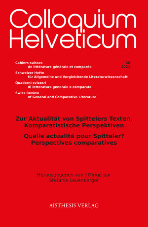 Buchcover Zur Aktualität von Spittelers Texten. Komparatistische Perspektiven  | EAN 9783849817695 | ISBN 3-8498-1769-5 | ISBN 978-3-8498-1769-5