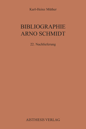 Buchcover Bibliographie Arno Schmidt | Karl-Heinz Müther | EAN 9783849817923 | ISBN 3-8498-1792-X | ISBN 978-3-8498-1792-3