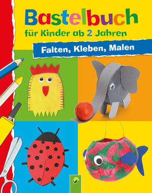 Buchcover Bastelbuch für Kinder ab 2 Jahren: Falten, Kleben, Malen | Elisabeth Holzapfel | EAN 9783849904258 | ISBN 3-8499-0425-3 | ISBN 978-3-8499-0425-8