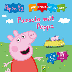 Buchcover Peppa Pig - Puzzeln mit Peppa. Puzzle-Ketten-Buch mit 5 Puzzles mit je 6 Teilen  | EAN 9783849922573 | ISBN 3-8499-2257-X | ISBN 978-3-8499-2257-3