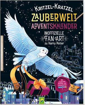 Buchcover Kritzel-Kratzel Zauberwelt Adventskalender - Inoffizielle Fan Art zu Harry Potter | Katharina Bensch | EAN 9783849925819 | ISBN 3-8499-2581-1 | ISBN 978-3-8499-2581-9