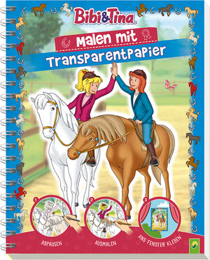 Buchcover Bibi & Tina - Malen mit Transparentpapier  | EAN 9783849928025 | ISBN 3-8499-2802-0 | ISBN 978-3-8499-2802-5