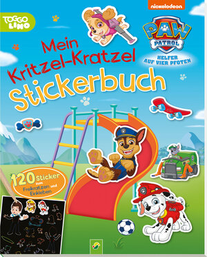 Buchcover PAW Patrol Mein Kritzel-Kratzel Stickerbuch mit Bambus-Stick | Luise Holthausen | EAN 9783849929435 | ISBN 3-8499-2943-4 | ISBN 978-3-8499-2943-5