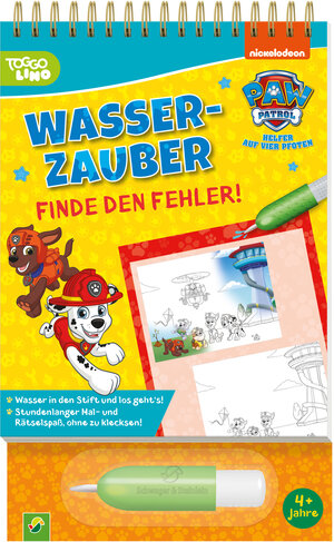 Buchcover PAW Patrol Wasserzauber | Finde den Fehler. Einfach mit Wasser malen!  | EAN 9783849942939 | ISBN 3-8499-4293-7 | ISBN 978-3-8499-4293-9