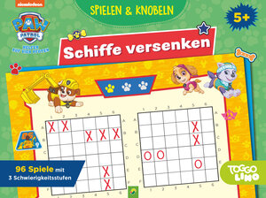 Buchcover PAW Patrol Schiffe versenken | Spieleblock  | EAN 9783849944469 | ISBN 3-8499-4446-8 | ISBN 978-3-8499-4446-9