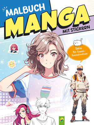 Buchcover Extra dickes Manga-Malbuch mit Stickern zum Kreativsein und Entspannen für alle Manga-Fans!  | EAN 9783849945473 | ISBN 3-8499-4547-2 | ISBN 978-3-8499-4547-3