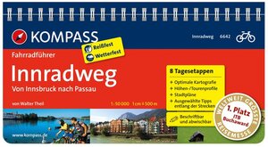 Buchcover KOMPASS Fahrradführer Innradweg, Von Innsbruck nach Passau | Walter Theil | EAN 9783850262583 | ISBN 3-85026-258-8 | ISBN 978-3-85026-258-3