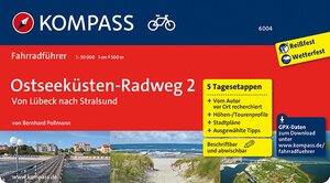 Buchcover KOMPASS Fahrradführer Ostseeküsten-Radweg 2, von Lübeck nach Stralsund | Bernhard Pollmann | EAN 9783850263993 | ISBN 3-85026-399-1 | ISBN 978-3-85026-399-3