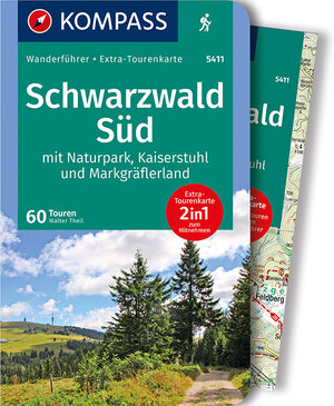 Buchcover KOMPASS Wanderführer Schwarzwald Süd mit Naturpark, Kaiserstuhl und Markgräflerland | Walter Theil | EAN 9783850268196 | ISBN 3-85026-819-5 | ISBN 978-3-85026-819-6