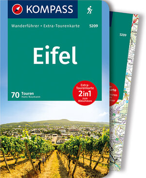 Buchcover KOMPASS Wanderführer Eifel | Hans Naumann | EAN 9783850269384 | ISBN 3-85026-938-8 | ISBN 978-3-85026-938-4