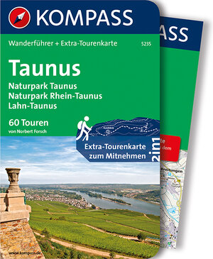Buchcover KOMPASS Wanderführer Taunus, Naturpark Taunus, Naturpark Rhein-Taunus, Lahn-Taunus | Norbert Forsch | EAN 9783850269407 | ISBN 3-85026-940-X | ISBN 978-3-85026-940-7