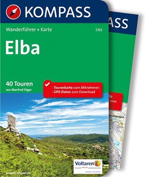 Buchcover KOMPASS Wanderführer Elba, 40 Touren | Manfred Föger | EAN 9783850269551 | ISBN 3-85026-955-8 | ISBN 978-3-85026-955-1