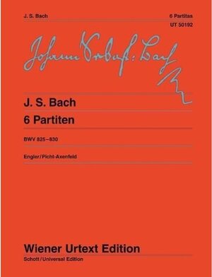 Sechs Partiten: Klavierübung I. Nach verschiedenen Exemplaren der Originalausgabe herausgegeben. BWV 825-830. Klavier. (Wiener Urtext Edition)