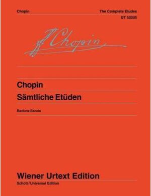 Sämtliche Etüden: Nach den Quellen herausgegeben und mit Fingersätzen versehen. op. 10 + 25. Klavier. (Wiener Urtext Edition)