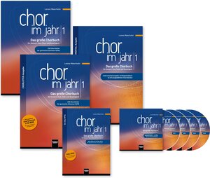 Buchcover Chor im Jahr 1. Ermäßigtes Paketangebot (Chorleiter-Ausgabe, Instrumental-Ausgabe, Audiothek 4 CDs, DVD-ROM) | Lorenz Maierhofer | EAN 9783850617772 | ISBN 3-85061-777-7 | ISBN 978-3-85061-777-2