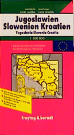 Freytag Berndt Karten, Europaserie, Jugoslawien, Slowenien, Kroatien