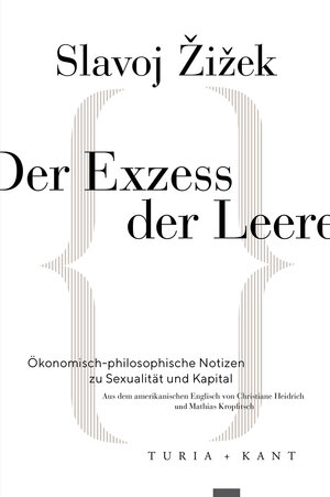 Buchcover Der Exzess der Leere | Slavoj Žižek | EAN 9783851329636 | ISBN 3-85132-963-5 | ISBN 978-3-85132-963-6