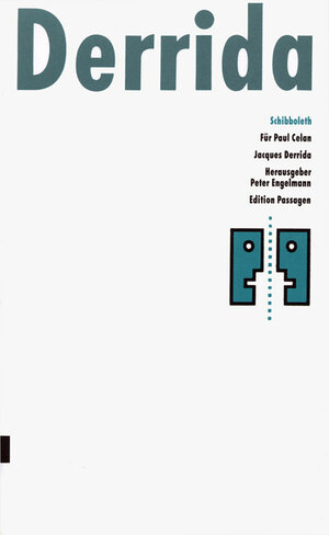 Buchcover Schibboleth | Jacques Derrida | EAN 9783851652208 | ISBN 3-85165-220-7 | ISBN 978-3-85165-220-8