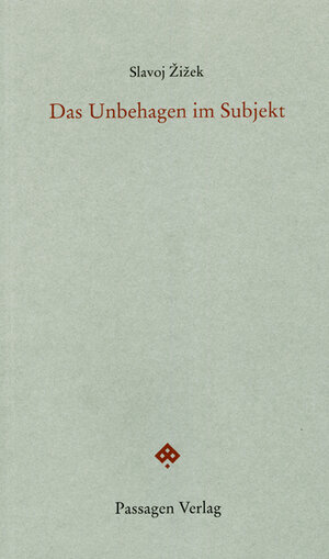 Buchcover Das Unbehagen im Subjekt | Slavoj Žižek | EAN 9783851659337 | ISBN 3-85165-933-3 | ISBN 978-3-85165-933-7