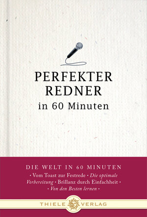 Buchcover Perfekter Redner in 60 Minuten | Michael Brückner | EAN 9783851792744 | ISBN 3-85179-274-2 | ISBN 978-3-85179-274-4