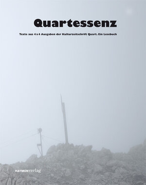 Buchcover Quartessenz  | EAN 9783852187228 | ISBN 3-85218-722-2 | ISBN 978-3-85218-722-8